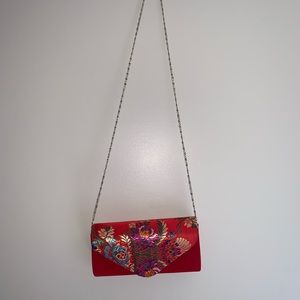 Velvet and Satin Purse.